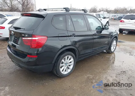 2017 BMW X3 xDrive28I из США, поврежденный, VIN 5UXWX9C53H0D98156